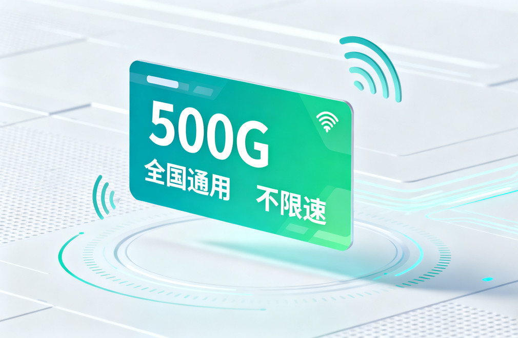 流量卡无限不限速全国通用500g推荐 2026年高性价比纯流量卡办理指南