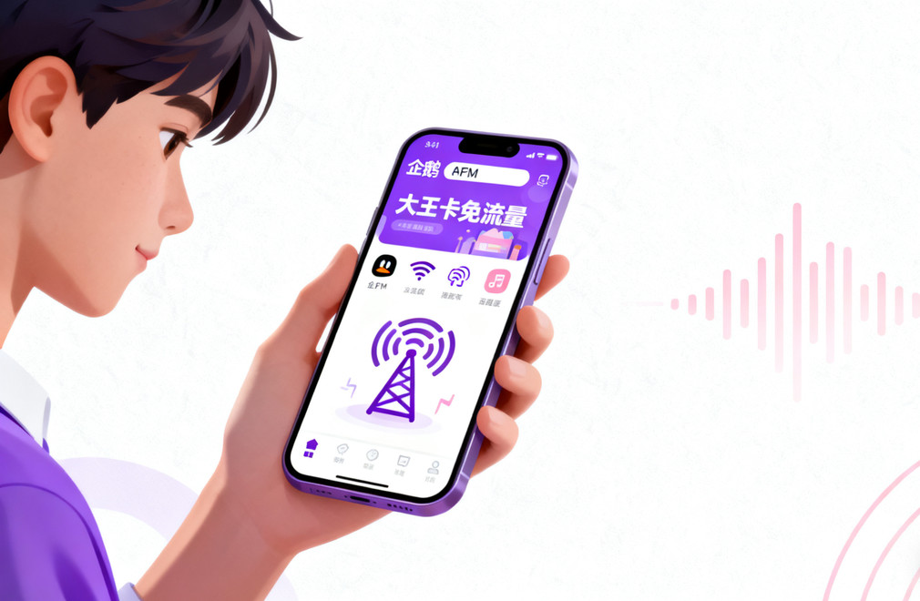 企鹅fm大王卡免流量吗 2026免流范围及办理指南