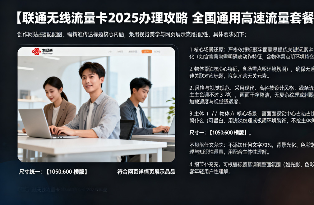 联通无线流量卡2026办理攻略 全国通用高速流量套餐推荐