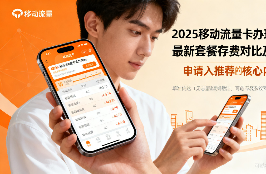 2026移动流量卡办理攻略 套餐资费对比及申请入口推荐