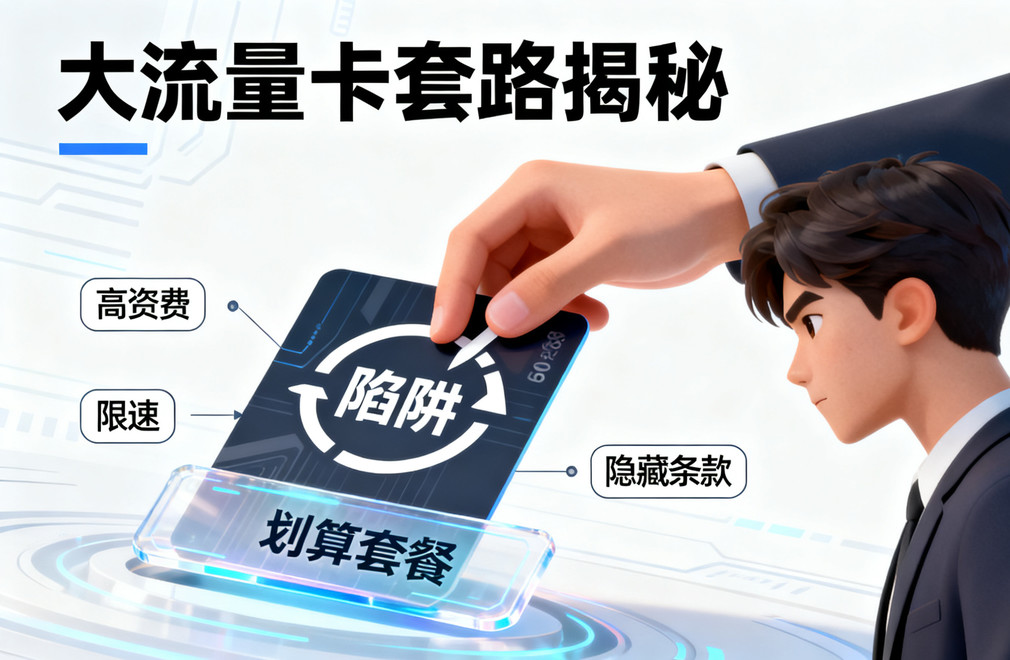 大流量卡套路揭秘 如何避开陷阱选择真正划算的流量套餐