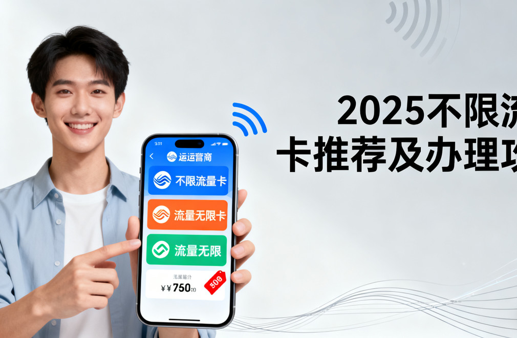 2026不限流量卡哪个划算 三大运营商高性价比套餐推荐及办理攻略