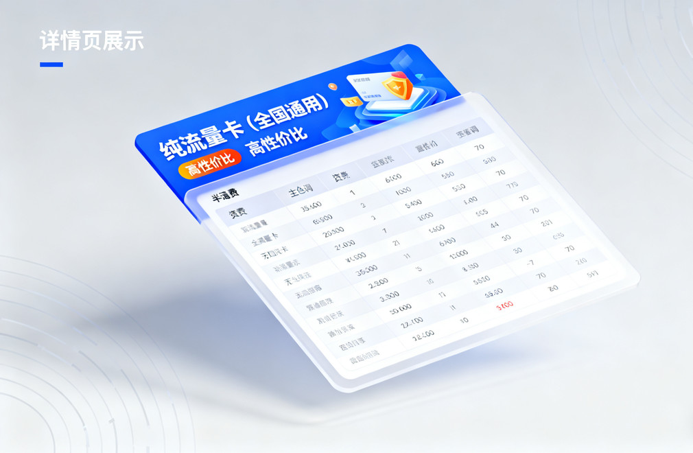 2026全国通用纯流量卡推荐 高性价比套餐资费一览表
